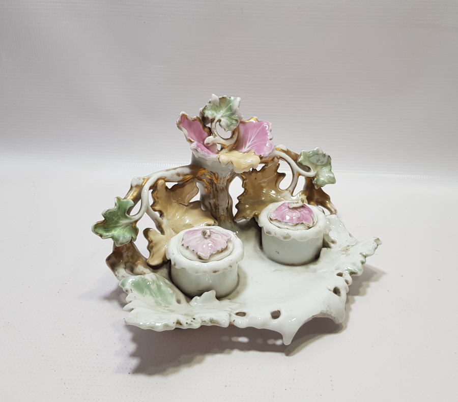 EL BOYAMA İŞÇİLİKLİ OSMANLI DÖNEMİ PORSELEN HOKKA