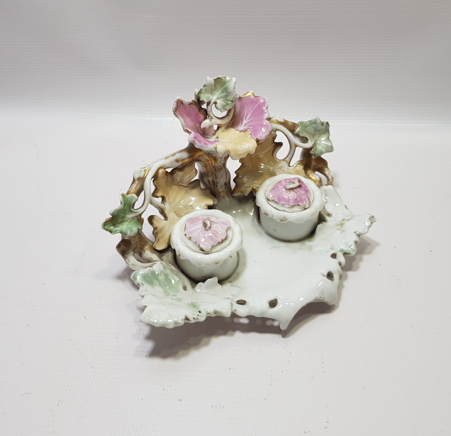 EL BOYAMA İŞÇİLİKLİ OSMANLI DÖNEMİ PORSELEN HOKKA