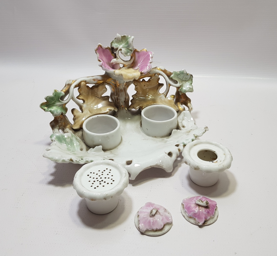 EL BOYAMA İŞÇİLİKLİ OSMANLI DÖNEMİ PORSELEN HOKKA