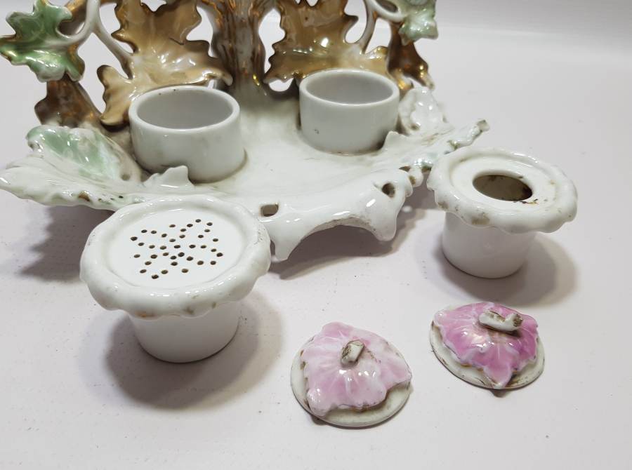 EL BOYAMA İŞÇİLİKLİ OSMANLI DÖNEMİ PORSELEN HOKKA