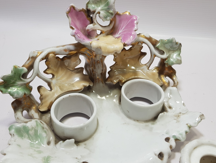 EL BOYAMA İŞÇİLİKLİ OSMANLI DÖNEMİ PORSELEN HOKKA