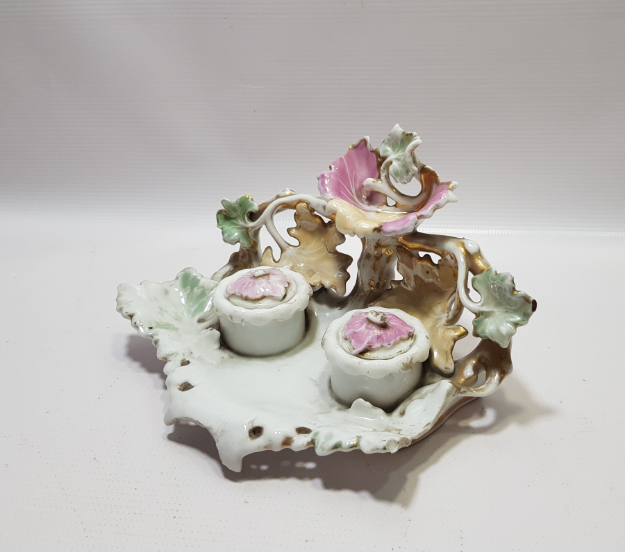 EL BOYAMA İŞÇİLİKLİ OSMANLI DÖNEMİ PORSELEN HOKKA