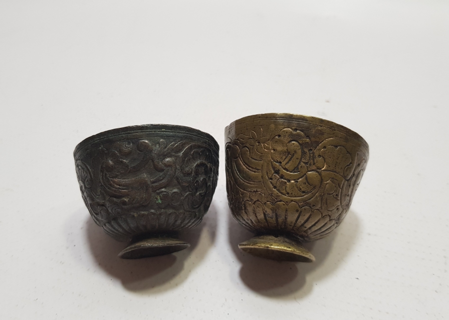 OSMANLI DÖNEMİ 2 ADET TOMBAK FİNCAN ZARFI