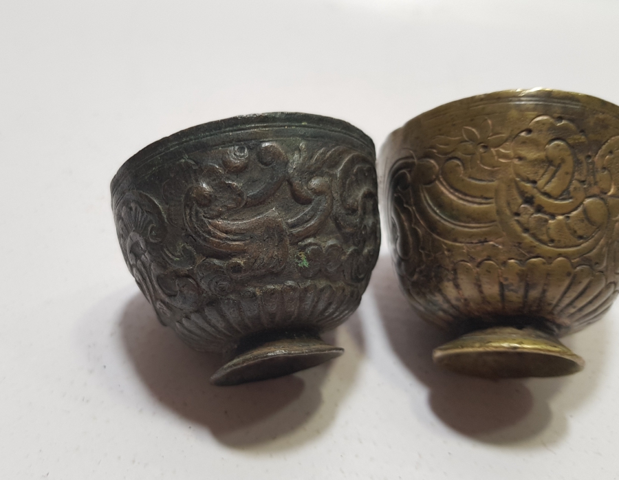 OSMANLI DÖNEMİ 2 ADET TOMBAK FİNCAN ZARFI