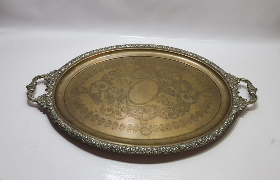 OSMANLI DÖNEMİ BÜYÜK BOY KAHVE TEPSİSİ