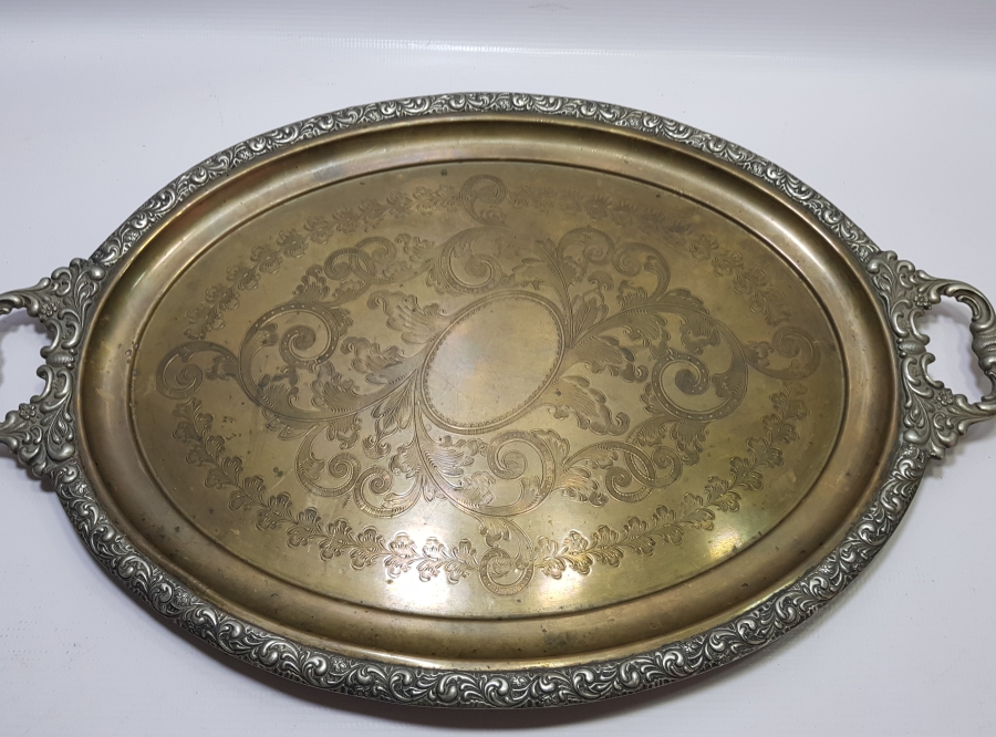 OSMANLI DÖNEMİ BÜYÜK BOY KAHVE TEPSİSİ