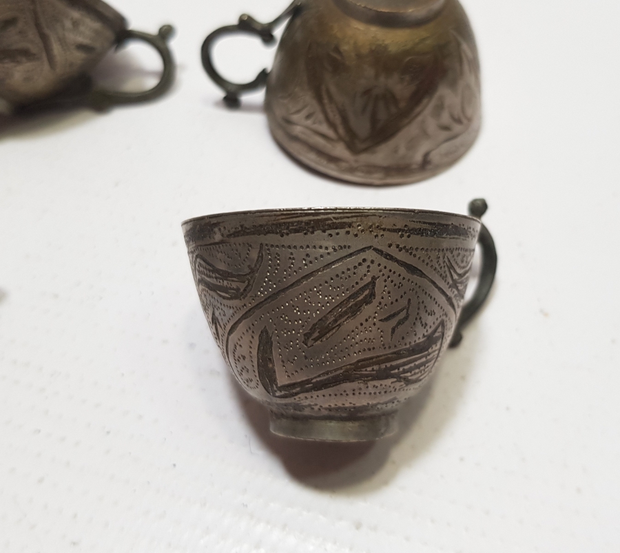 OSMANLI DÖNEMİ ÇİNTEMANİ İŞÇİLİKLİ 4 ADET ESER İ İSTANBUL KULPLU ZEMZEMLİK