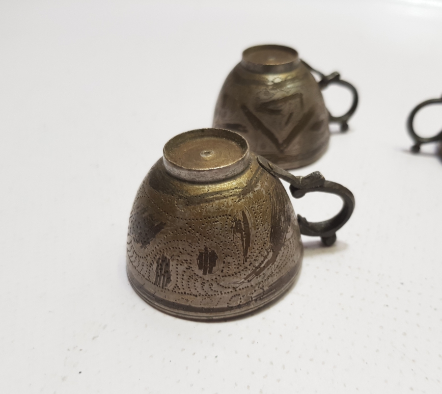 OSMANLI DÖNEMİ ÇİNTEMANİ İŞÇİLİKLİ 4 ADET ESER İ İSTANBUL KULPLU ZEMZEMLİK