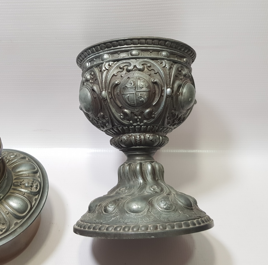 KABARTMA İŞÇİLİKLİ OSMANLI DÖNEMİ GAZ LAMBASI