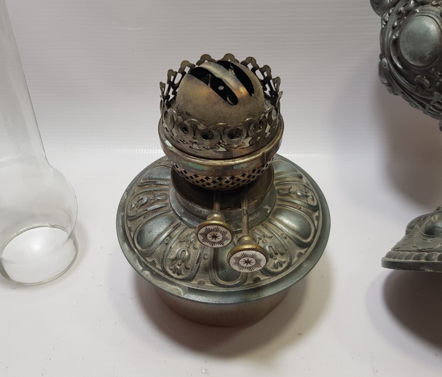 KABARTMA İŞÇİLİKLİ OSMANLI DÖNEMİ GAZ LAMBASI