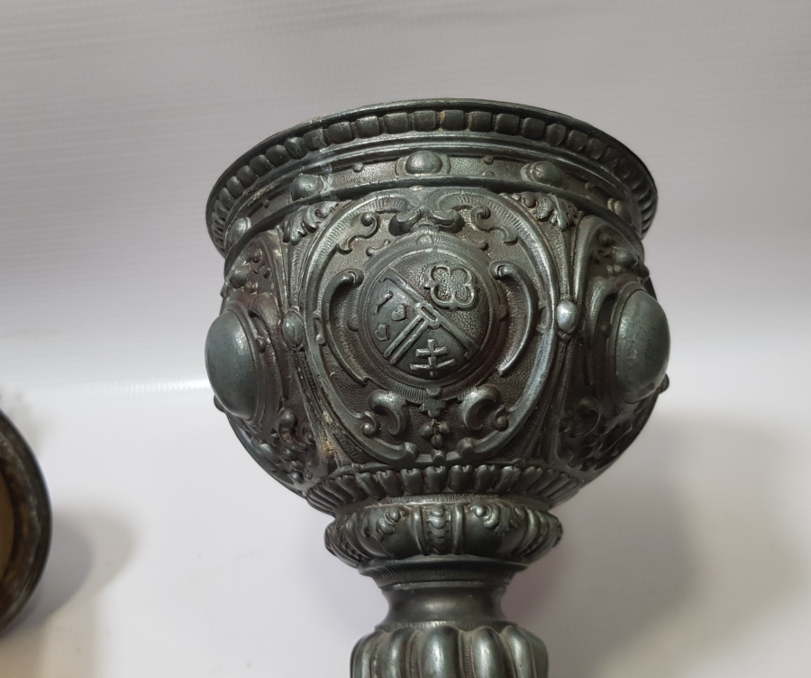 KABARTMA İŞÇİLİKLİ OSMANLI DÖNEMİ GAZ LAMBASI