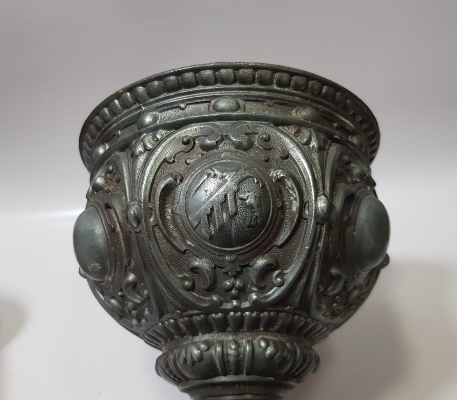 KABARTMA İŞÇİLİKLİ OSMANLI DÖNEMİ GAZ LAMBASI