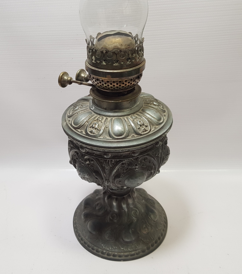 KABARTMA İŞÇİLİKLİ OSMANLI DÖNEMİ GAZ LAMBASI