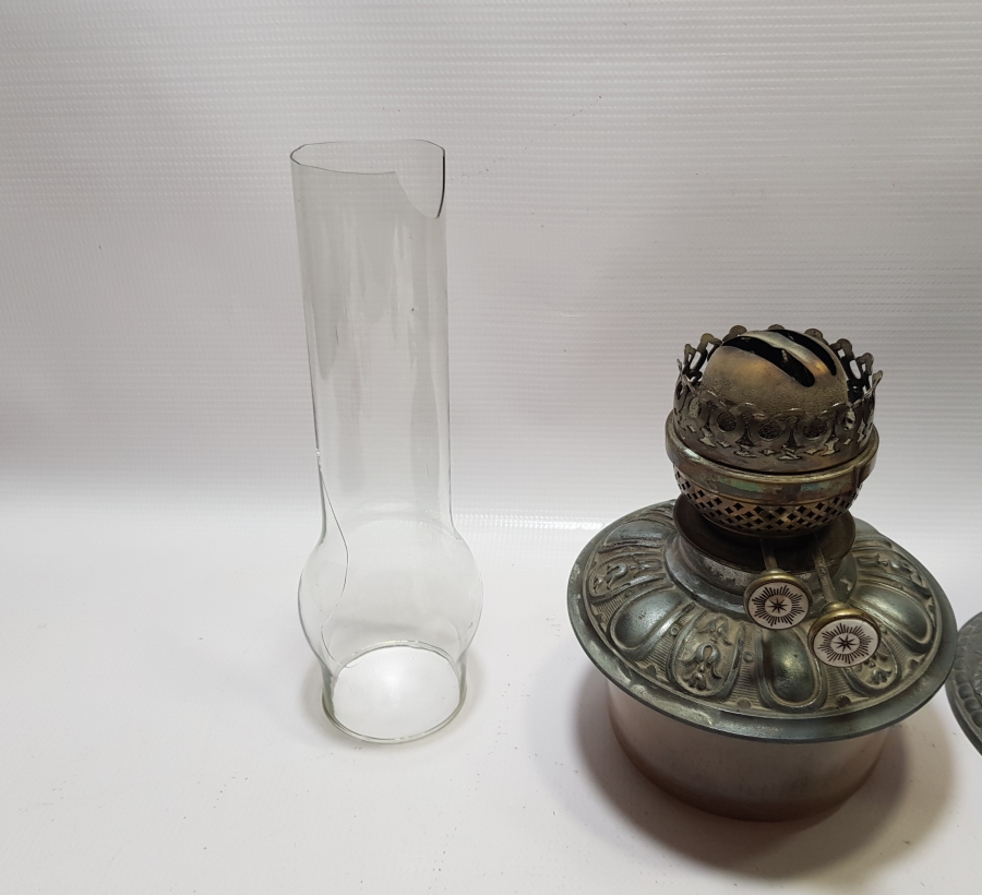 KABARTMA İŞÇİLİKLİ OSMANLI DÖNEMİ GAZ LAMBASI