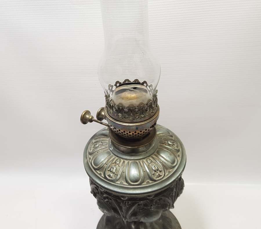 KABARTMA İŞÇİLİKLİ OSMANLI DÖNEMİ GAZ LAMBASI