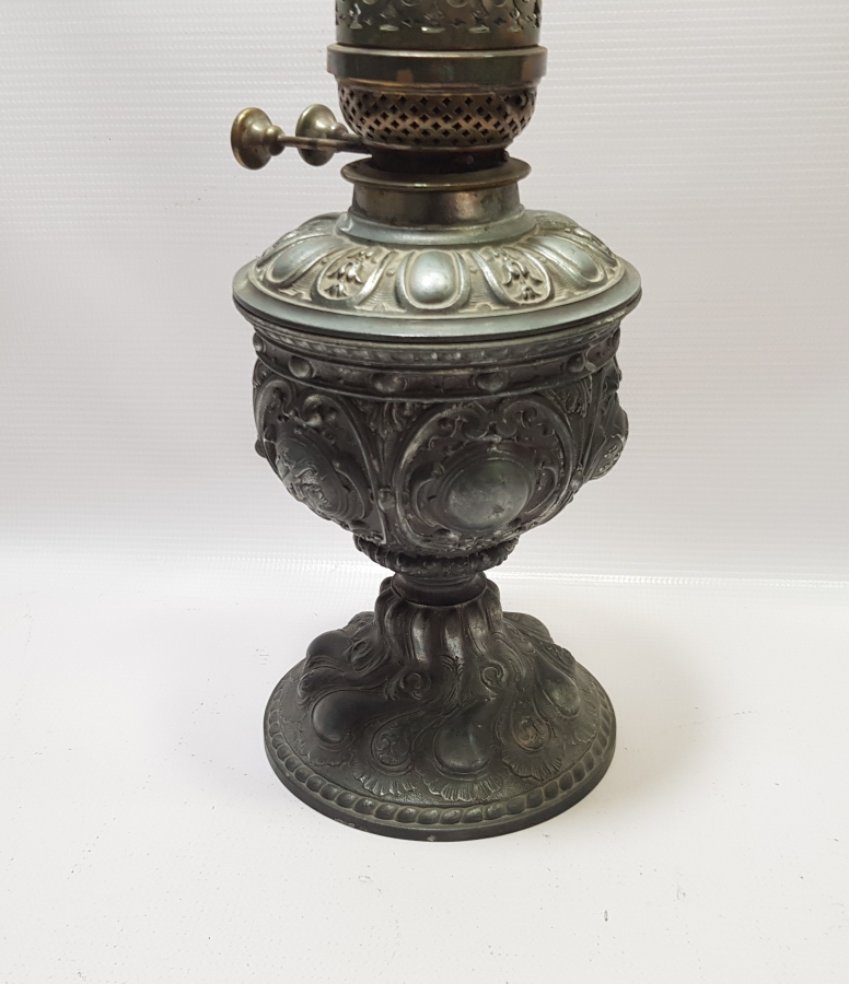 KABARTMA İŞÇİLİKLİ OSMANLI DÖNEMİ GAZ LAMBASI