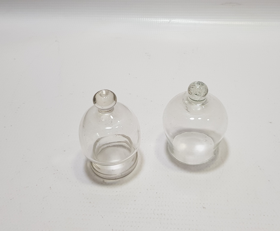 OSMANLI DÖNEMİ İKİ ADET HACAMAT KUPASI