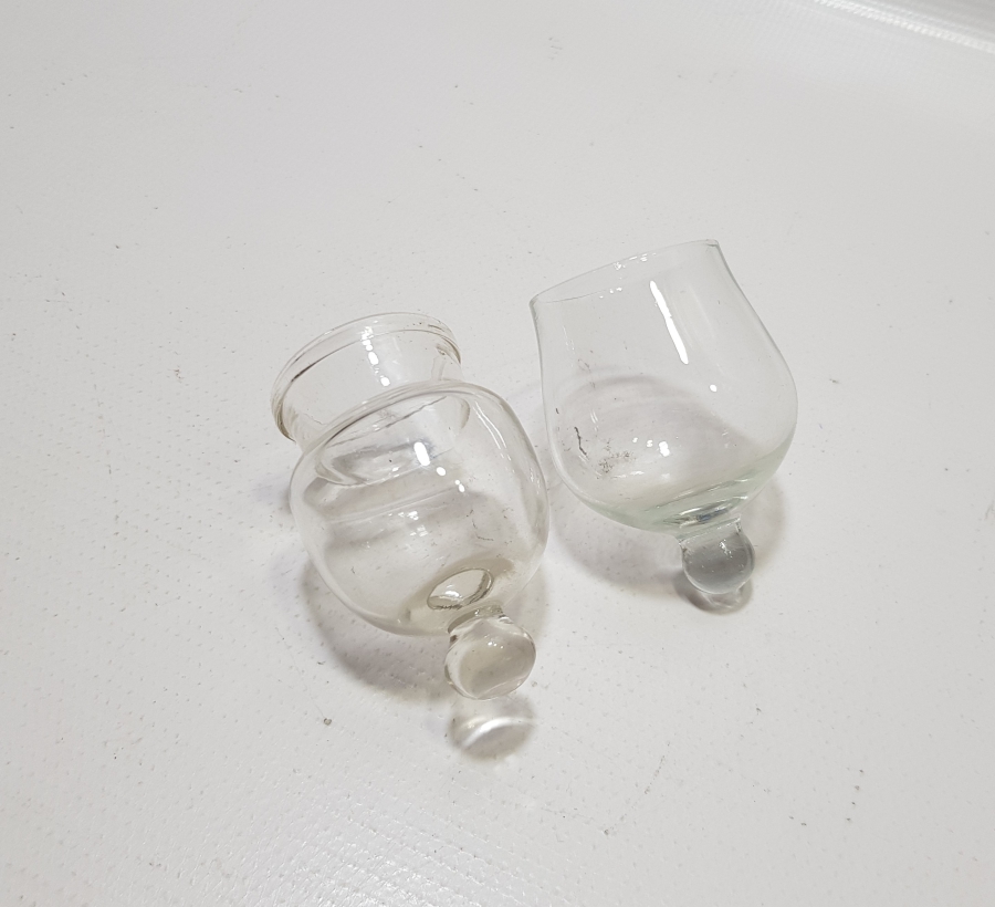 OSMANLI DÖNEMİ İKİ ADET HACAMAT KUPASI