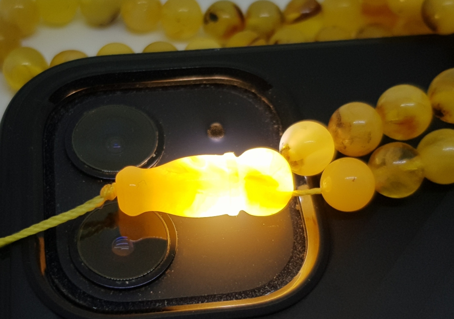 EL YAPIMI USTA İŞİ NADİR DAMLA KEHRİBAR NAMAZ TESPİHİ