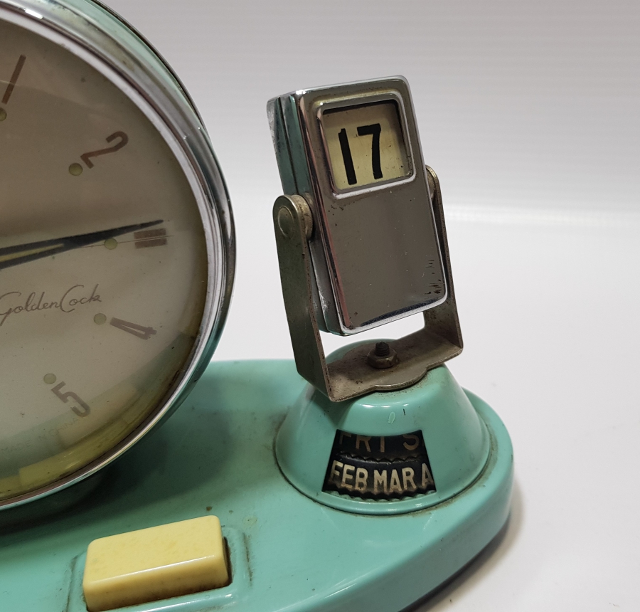 ANTİKA TAKVİMLİ MASA ÜSTÜ SAATİ