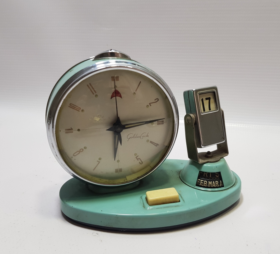 ANTİKA TAKVİMLİ MASA ÜSTÜ SAATİ