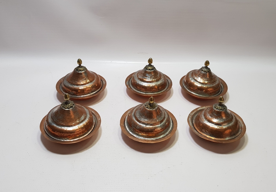 OSMANLI DÖNEMİ ÇOK NADİR TAM TAKIM KAPAKLI İFTARİYELİK