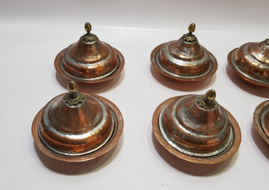 OSMANLI DÖNEMİ ÇOK NADİR TAM TAKIM KAPAKLI İFTARİYELİK