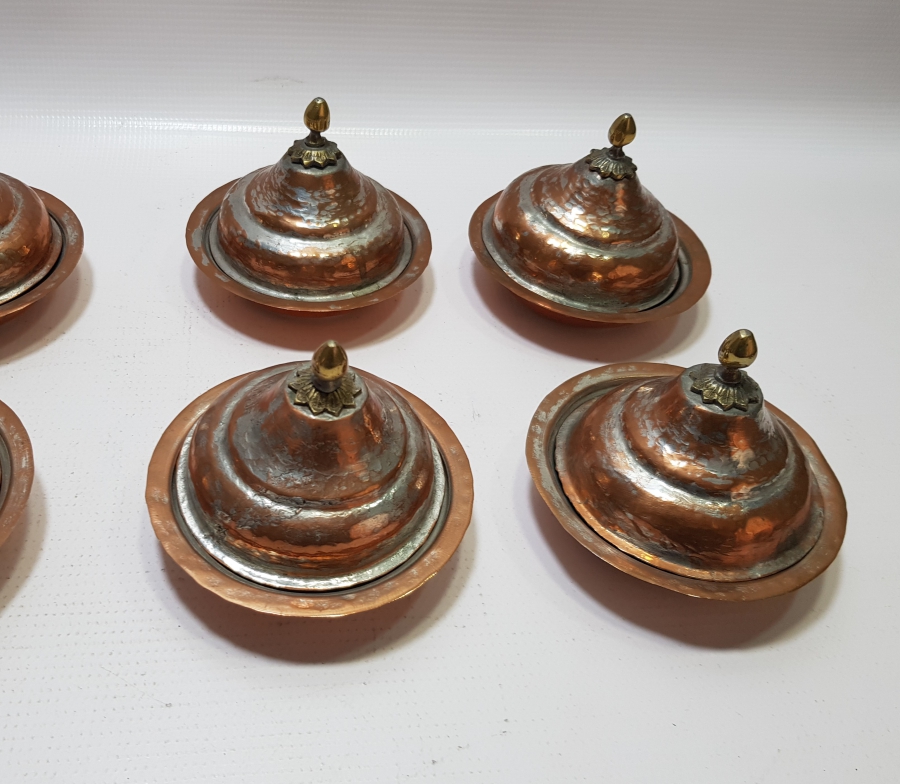 OSMANLI DÖNEMİ ÇOK NADİR TAM TAKIM KAPAKLI İFTARİYELİK