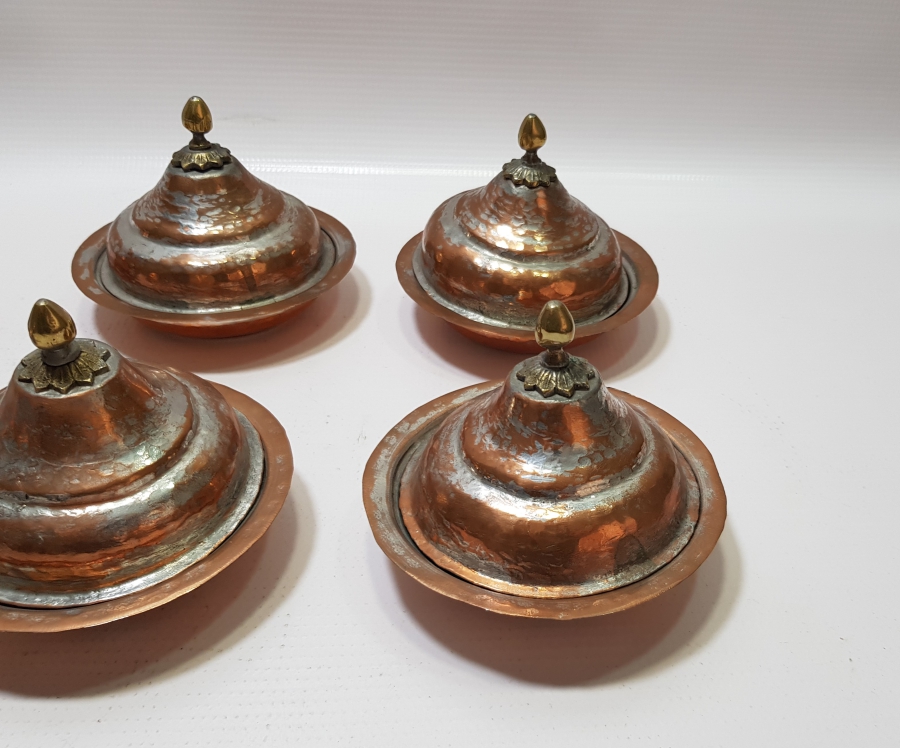 OSMANLI DÖNEMİ ÇOK NADİR TAM TAKIM KAPAKLI İFTARİYELİK