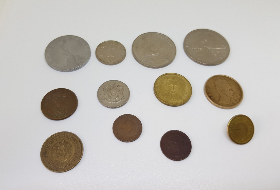 YERLİ VE YABANCI ANTİKA METAL PARA LOTU