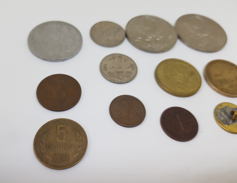 YERLİ VE YABANCI ANTİKA METAL PARA LOTU