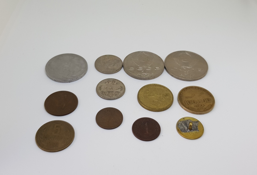 YERLİ VE YABANCI ANTİKA METAL PARA LOTU