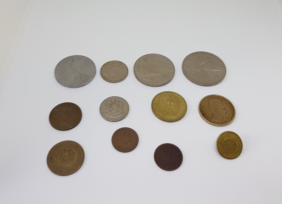 YERLİ VE YABANCI ANTİKA METAL PARA LOTU