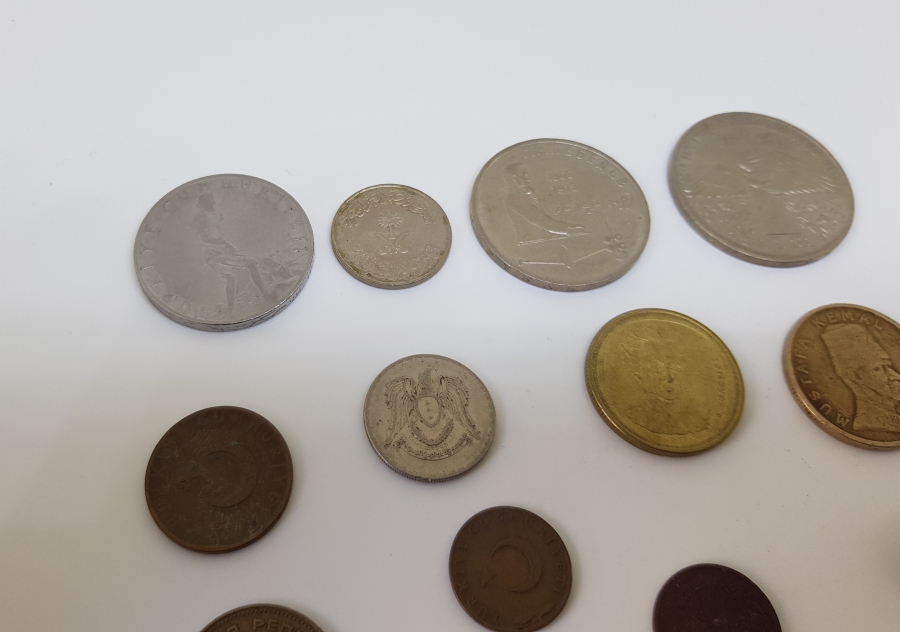 YERLİ VE YABANCI ANTİKA METAL PARA LOTU