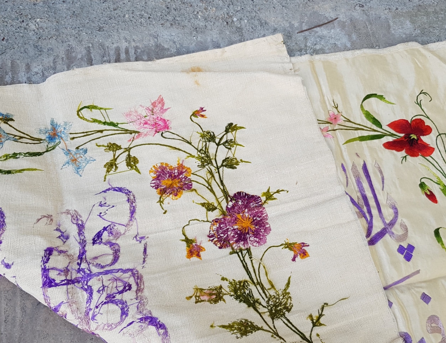 OSMANLICA YAZILI İPEK PANO