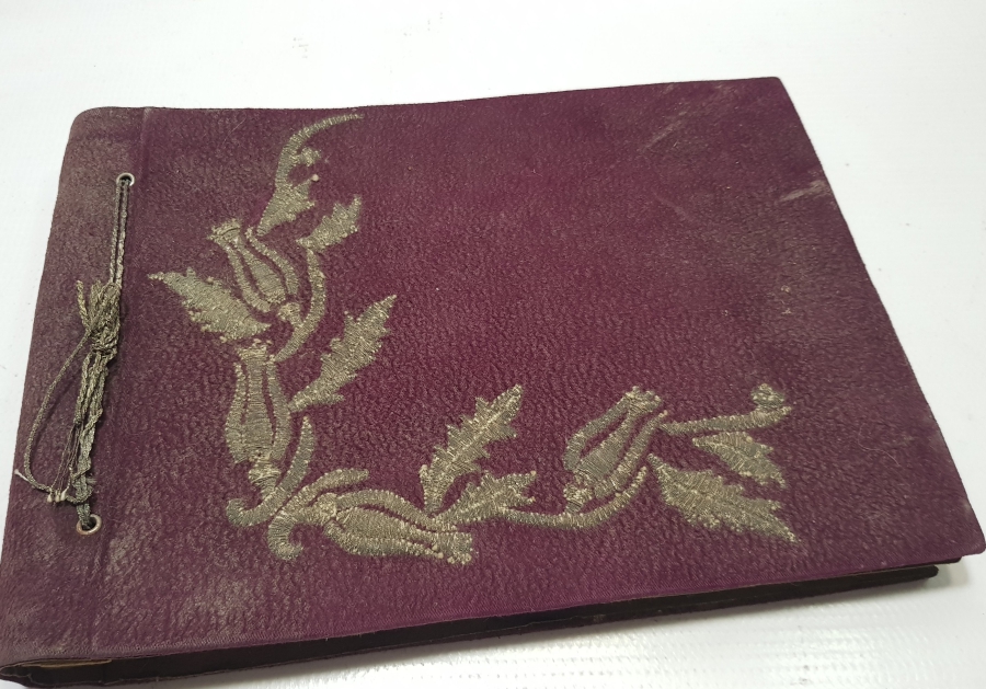 OSMANLI DÖNEMİ SIRMA İŞLEMELİ FOTOĞRAF ALBÜMÜ