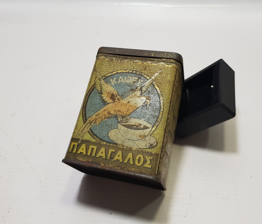 OSMANLI DÖNEMİ YUNANCA YAZILI KAHVE KUTUSU