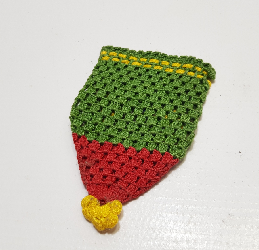 OSMANLI DÖNEMİ EL ÖRME PARA KESESİ