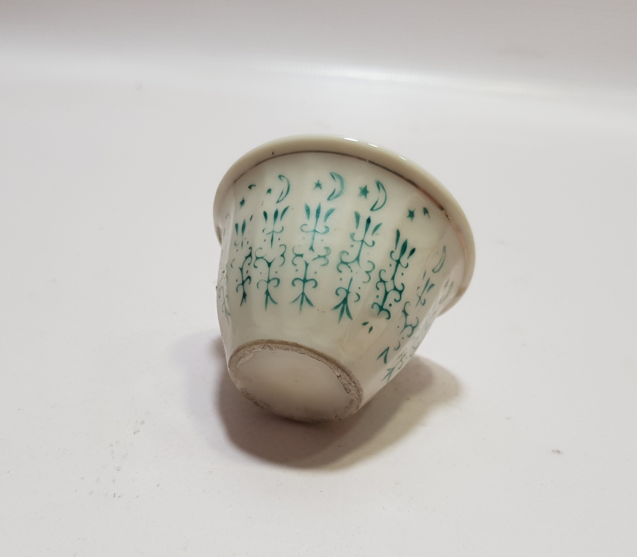 OSMANLI DÖNEMİ AY YILDIZLI KAHVE FİNCANI