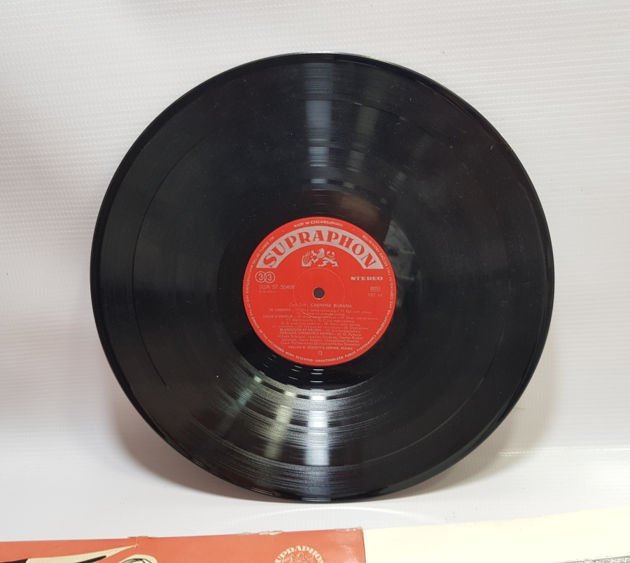 ÇEK FLARMONİK ORKESTRASI CARMINA BURANA SENFONİSİ LONG PLAY PLAK