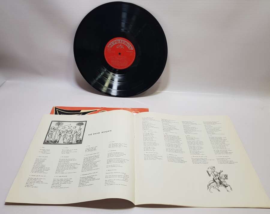 ÇEK FLARMONİK ORKESTRASI CARMINA BURANA SENFONİSİ LONG PLAY PLAK