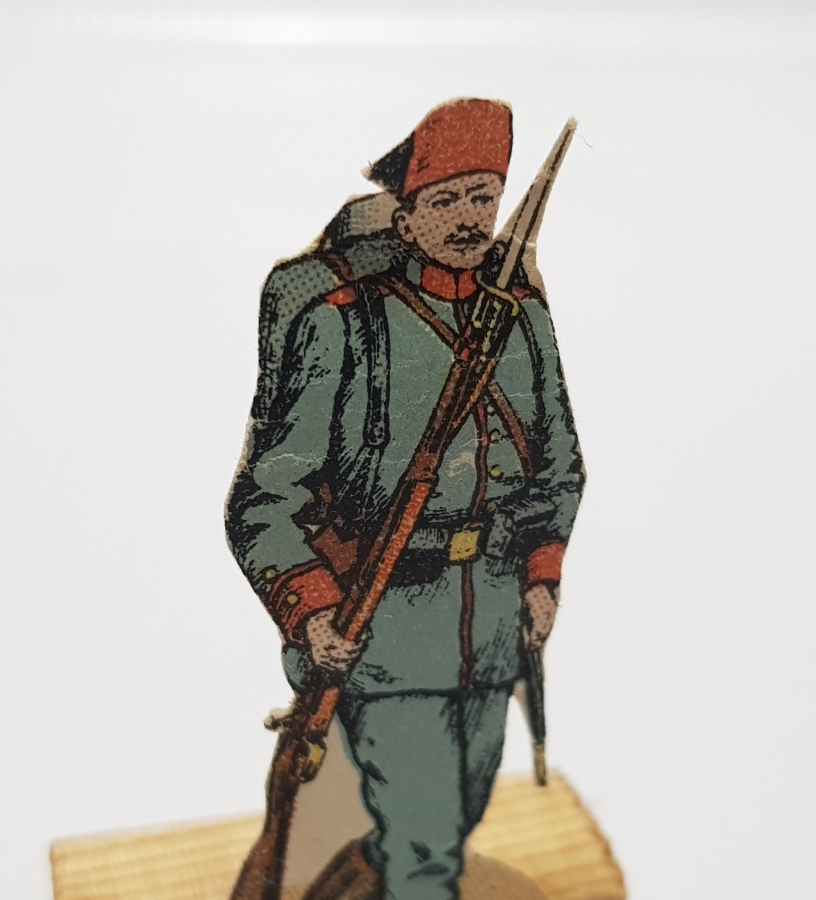 1. DÜNYA SAVAŞI DÖNEMİ ÇOK NADİR KAĞIT TÜRK ASKERİ FİGÜR