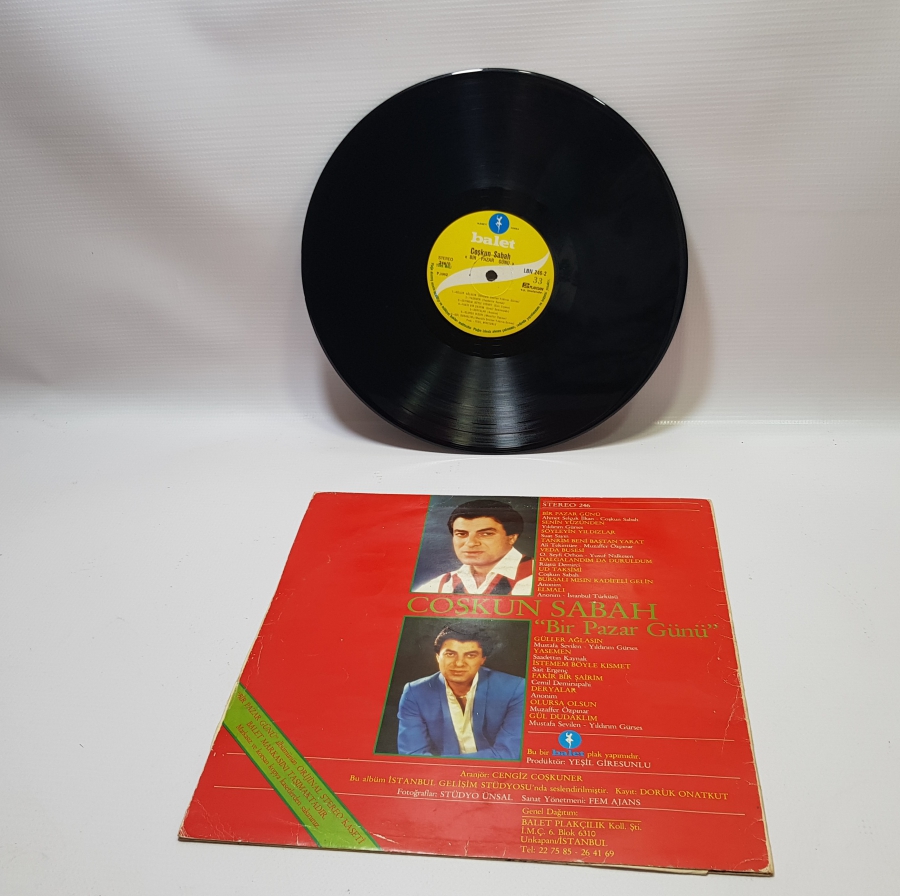 COŞKUN SABAH - BİR PAZAR GÜNÜ LONG PLAY PLAK