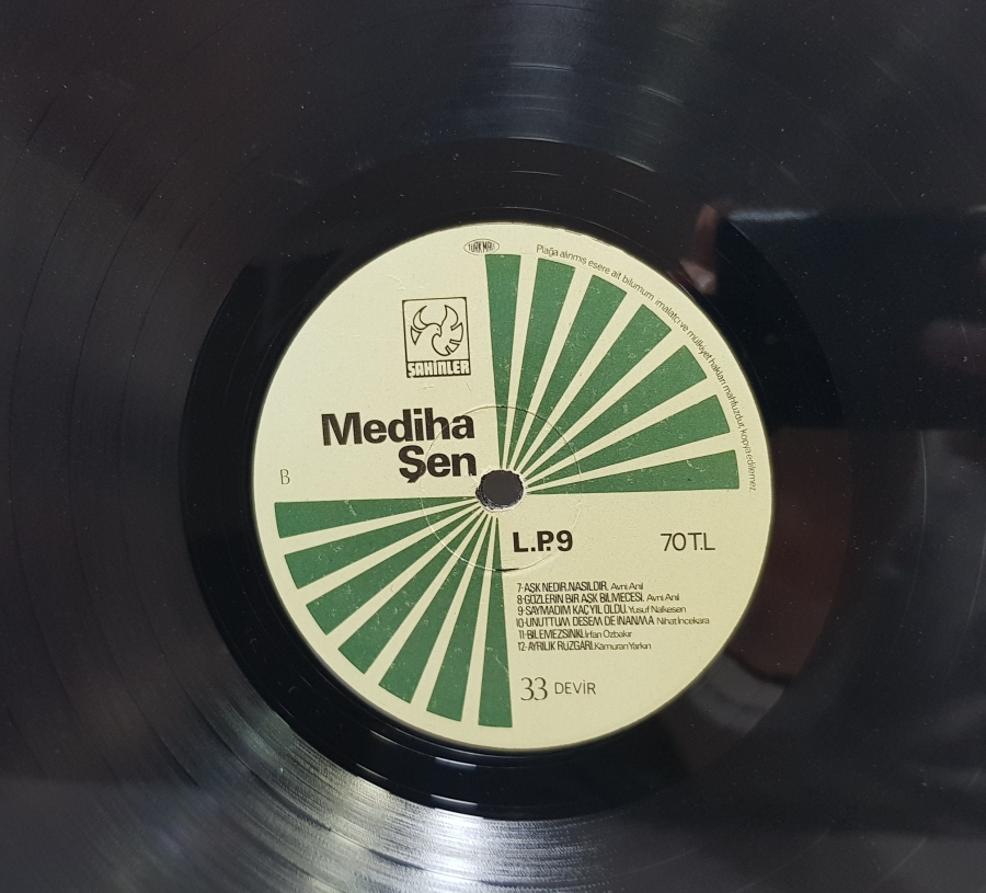 MEDİHA ŞEN SANCAKOĞLU LONG PLAY PLAK