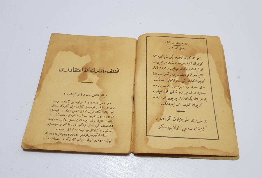 OSMANLICA KİTAP - MUHTELİF MİLLETLERİN ALLAH İTİKADLARI