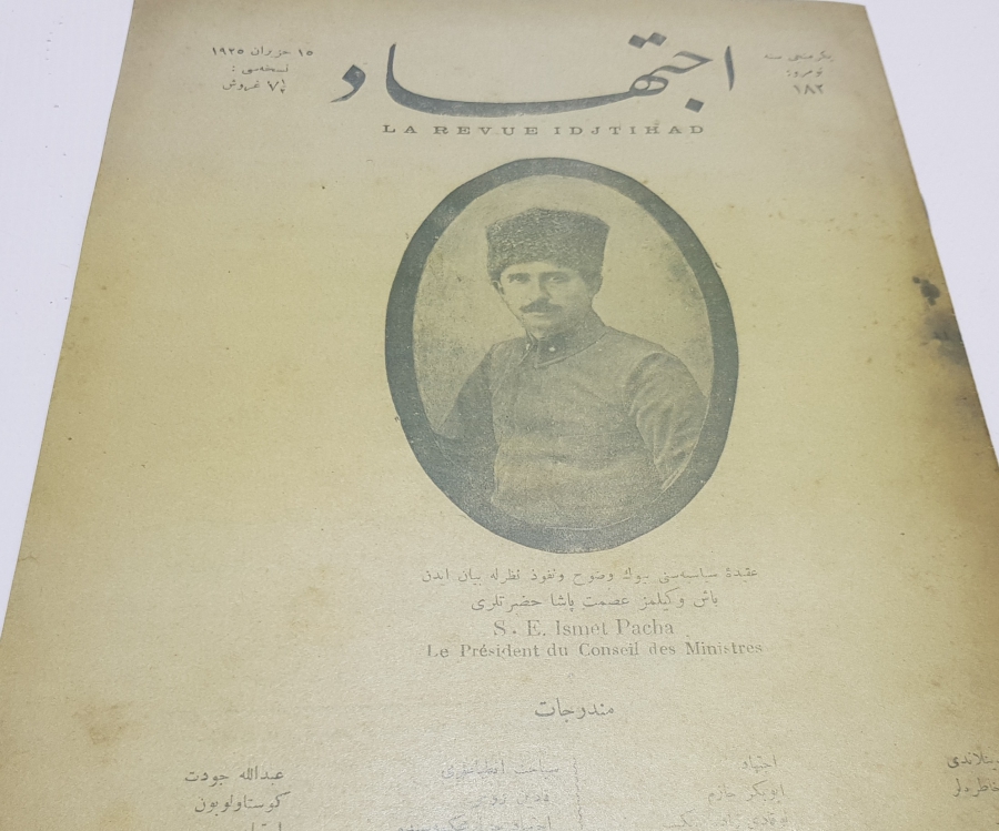 İSMET PAŞA GÖRSELLİ İÇTİHAD DERGİSİ