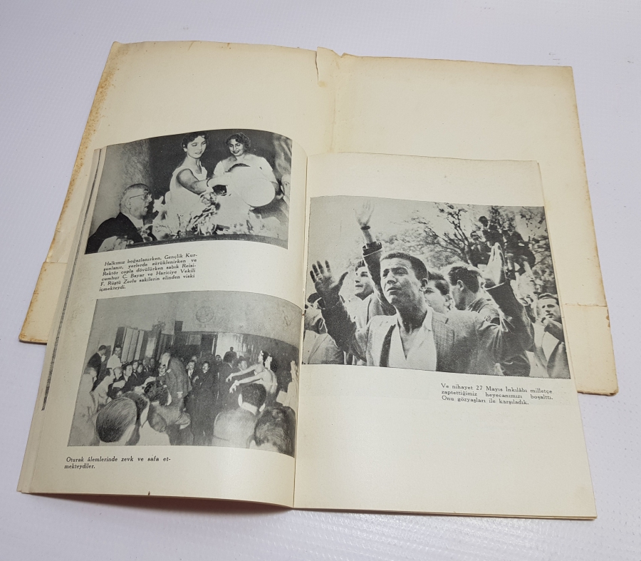 1960 DARBESİ TÜM EKLERİYLE BİRLİKTE ÇOK NADİR YASSIADA BROŞÜRÜ