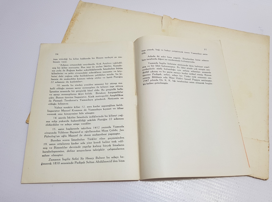 1960 DARBESİ TÜM EKLERİYLE BİRLİKTE ÇOK NADİR YASSIADA BROŞÜRÜ