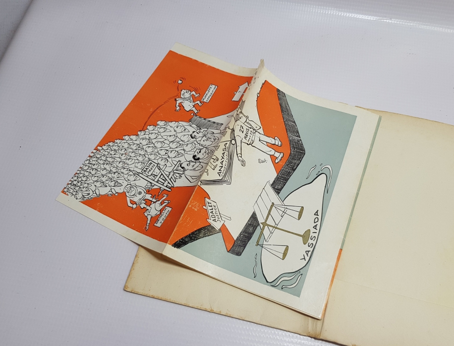 1960 DARBESİ TÜM EKLERİYLE BİRLİKTE ÇOK NADİR YASSIADA BROŞÜRÜ