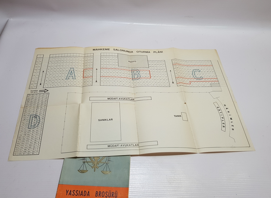 1960 DARBESİ TÜM EKLERİYLE BİRLİKTE ÇOK NADİR YASSIADA BROŞÜRÜ